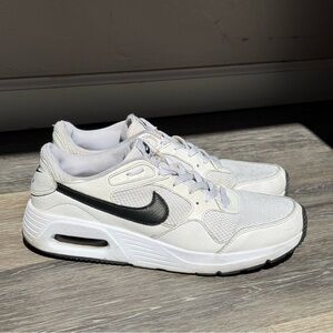 Nike Air Max SC White Sneakers with Black Swoosh